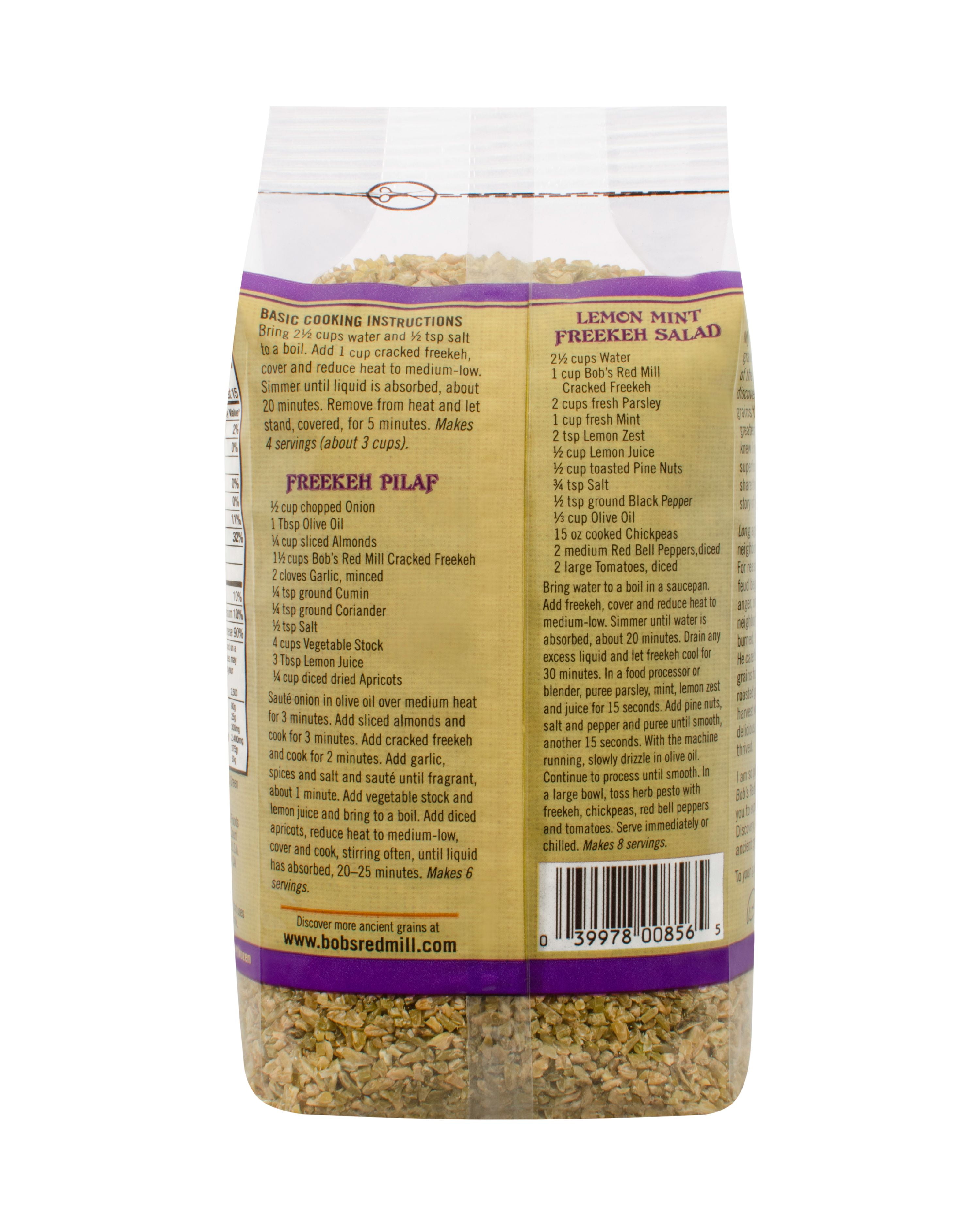 bob's red mill organic cracked freekeh