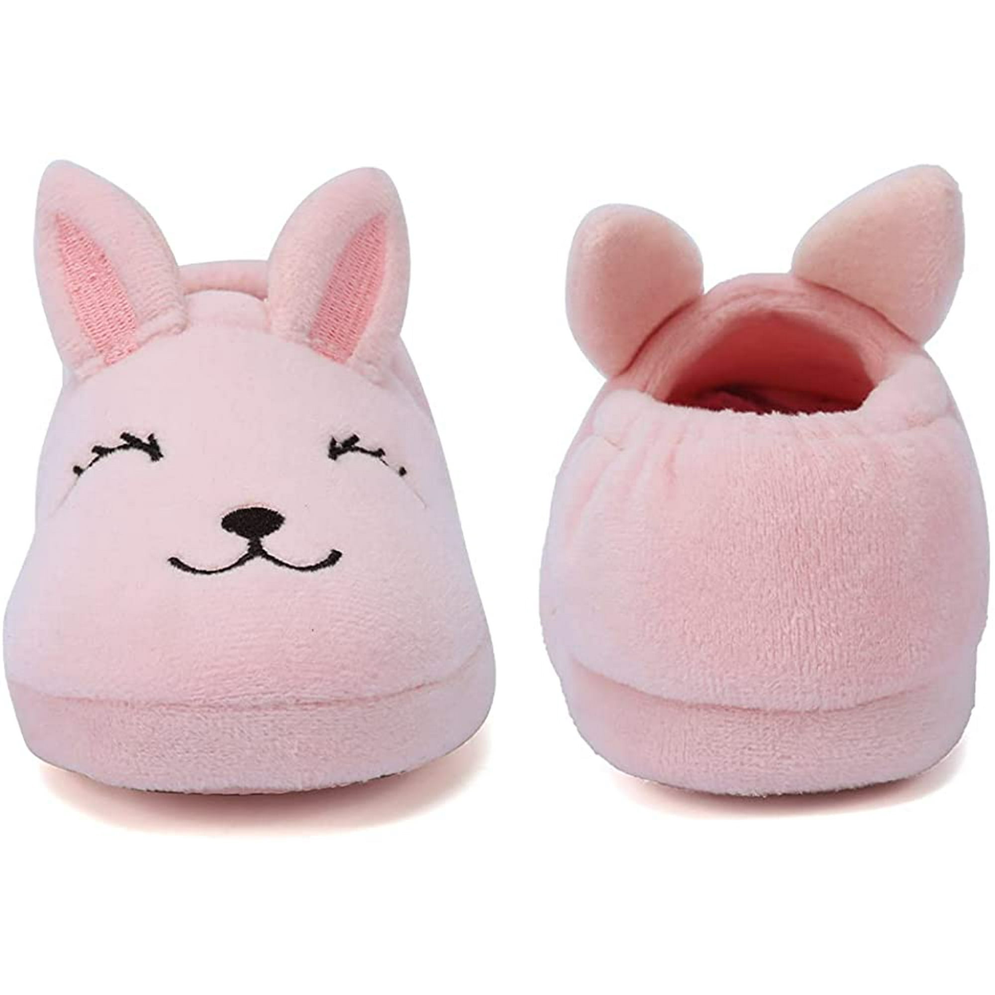 Ffiy Kids Cartoon Plush Slippers Boys And Girls Cozy Memory Foam Slip On Toddler House Shoes Bedroom Indoor Outdoor Other 11 12.5 Little Kid