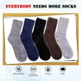thumbnail image 6 of Kiibsot 5Pairs/ 6 Pairs Womens Super Soft Fuzzy Plush Warm Winter Home Sleeping Slipper Socks, 6 of 6