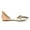 NUDE/GOLD, variant on Women's Casual D'Orsay Pointed Plain Ballet Comfort Soft Slip On Flats Shoes GOLD/GLITTER FLAPOINTED-NEW size 8