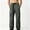 Army Green, variant on Men's Straight Leg Work Pants Multi-pocket Relaxed Fit Work Pants Elastic Wasit Drawstring Athletic Trousers for Outdoor Sports Army Green Size 3XL
