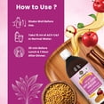 thumbnail image 6 of Dr. Patkar's Apple Cider Vinegar with Cinnamon Fenugreek Unfiltered Undiluted with Mother Suitable for Sugar Control, pack of 1, 500 ml, 6 of 7