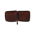 thumbnail image 3 of American Bison  Oil Pull Up Leather Zip Around Wallet with Center Flap (Men), 3 of 5