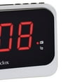 Westclox 1.4inch Red Led Clock Radio With Nature Sounds And 1 Amp USB