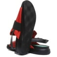 thumbnail image 4 of JUSTINREESS Esme Women's Side Buckle Open Toe Sandal In Red Size 5, 4 of 6