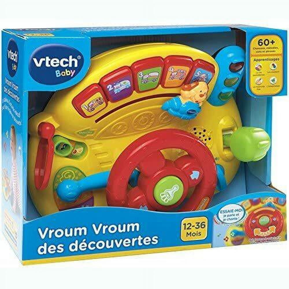 Vtech - Super Volant Vroum Vroum decouvertes eveil 1-3 ans - Tableau  activites interactif - Jouet musical - Vtech Bebe - Accessoire enfant - Rue  du Commerce