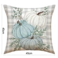 thumbnail image 3 of YAOMOBB Soft And Skin-friendly Pillowcase Material Elegant Fall Pillow Covers 4Pcs Linen Alphabet Pumpkin Car Pillows with Hidden Zipper Closure, 3 of 6