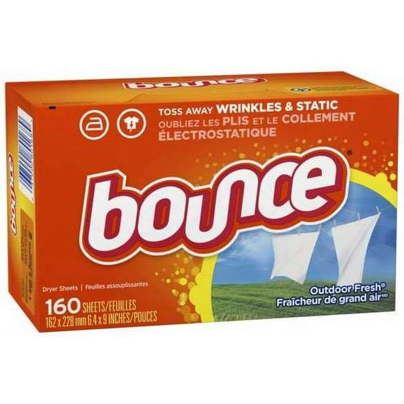 Bounce 80168 Bounce Fabric Softener Sheets 160 Count