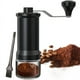 thumbnail image 1 of Molinillo de café manual, molinillo de café con rebabas de cerámica ajustable manualmente para molienda fina/gruesa, para el hogar, viajes, camping, 1 of 7