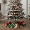thumbnail image 6 of Kll Cute Hedgehogs Cactus Blue Christmas Tree Skirt ,Party Decorations Farmhouse For Christmas Decorations Holiday Party, 6 of 8