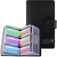 thumbnail image 1 of GHSDFBB Leather Credit Card Holder Business Card Holder Credit Card Cover, RFID Prevents Loss of Credit Cards or Business Cards,Large Storage Holds 102 Cards, 1 of 7