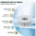 thumbnail image 2 of High Pressure Shower Filter Head Oil Rubbed Bronze Fixed Shower Head 7 Settings, 5 Inch Bathroom Rain Shower Head with Enhanced Filter for Hard Water, Reduces Chlorine and Harmful Substances, 2 of 4