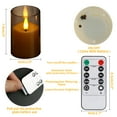 thumbnail image 4 of Flameless LED Candles with Timer 6 Pc Flickering Flameless Candles for Romantic Ambiance and Home Decoration Stable Acrylic Shell，Battery Operated Candles（Grey）, 4 of 9
