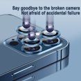 thumbnail image 5 of [5PCS] Phone Camera Lens Protector Compatible with iPhone 14 Pro Max, Tempered Glass Circle Cover, 5 of 5