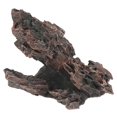 thumbnail image 1 of Fish Tank Simulation Rockery Resin Craft Aquarium Landscaping Stone Fish Hideout Home Decoration 25x18cm Brown 1Pcs, 1 of 5