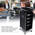 thumbnail image 3 of LYUMO 6 Layers Multi-Functional Hair Salon Tool Storage Cart Trolley with Universal Wheels,Storage Trolley,Hair Salon Trolley, 3 of 9