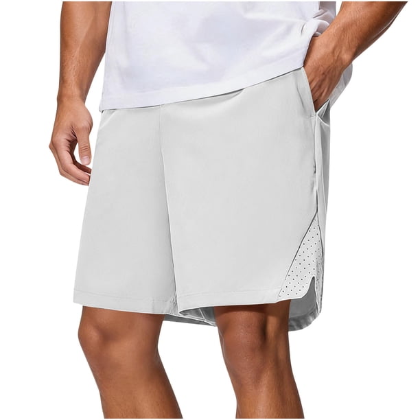 Ceisia Men's Up to 8XL Plus Size Quick Dry Athletic Casual Shorts Relaxed Straight Fit with Side Slits & Laser Ventilation Gifts
