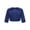 Navy Blue, variant on iiniim Kids Girls 3/4 Sleeve Satin Wedding Party Bolero Shrug Jacket Cover Up Top 4-16 Navy Blue 4