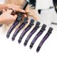 thumbnail image 1 of Salon 6 Piezas Pinza Para El Cabello Profesional Salón Portátil Para El Hogar Juego De Pinzas Para El Cabello Herramienta De Peinado Para Corte De Cabello Negro Púrpura, 1 of 7