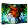 thumbnail image 3 of Design Art Abstract Stained Glass Design Canvas Print, 3 of 4