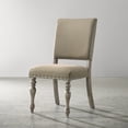 thumbnail image 3 of Roundhill Furniture Birmingham Script Printed Finish Dining Chair with Nail Head, Set of 2, Driftwood, 3 of 12