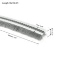 thumbnail image 3 of Uxcell Brush Weather Stripping 5M/16.4Ft Card Slot Seal Strip 7x6mm/0.28"x0.24"/WxH, 3 of 5