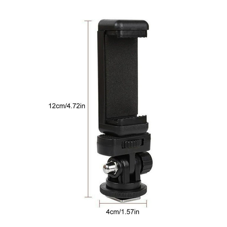 Nitouy Camera Hot Shoe Phone Tripod Mount Adapter Phone Holder for