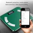 thumbnail image 5 of Xiaohaicao XHC09 Household Human Body Bluetooth Weight Scale Smart Healthy Fat Scale Charging Model (Green), 5 of 5