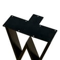 thumbnail image 3 of Home Soft Things Heavy Duty 2pcs Table Legs Rect W Type-24'', 3 of 7