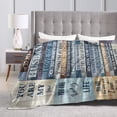 thumbnail image 4 of To My Husband Blanket Gifts For Kids Adults - Lightweight Throw Blanket For Bedroom Living Room Decor Soft Fuzzy Fleece Cozy Plush Bed Couch 40"X30", 4 of 7