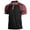Wine, variant on American Flag Raglan Shirts for Men Casual Summer Outdoor Short Sleeve Collared Golf T-Shirt Activewear