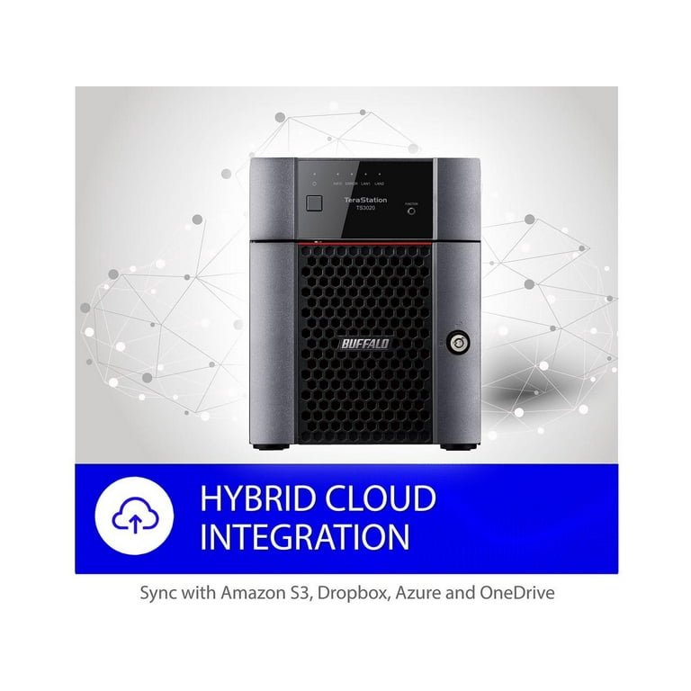 BUFFALO TeraStation 3420DN 4-Bay Desktop NAS 16TB (4x4TB) with HDD NAS Hard  Drives Included 2.5GBE / Network Attached Storage / Private Cloud / File