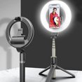 thumbnail image 2 of Selfie Rod Fill Light Tripod Kit Ring Lamp Rod Shockproof Sweet Gift Telescopic Stable Performance Streaming Supplies, 2 of 9