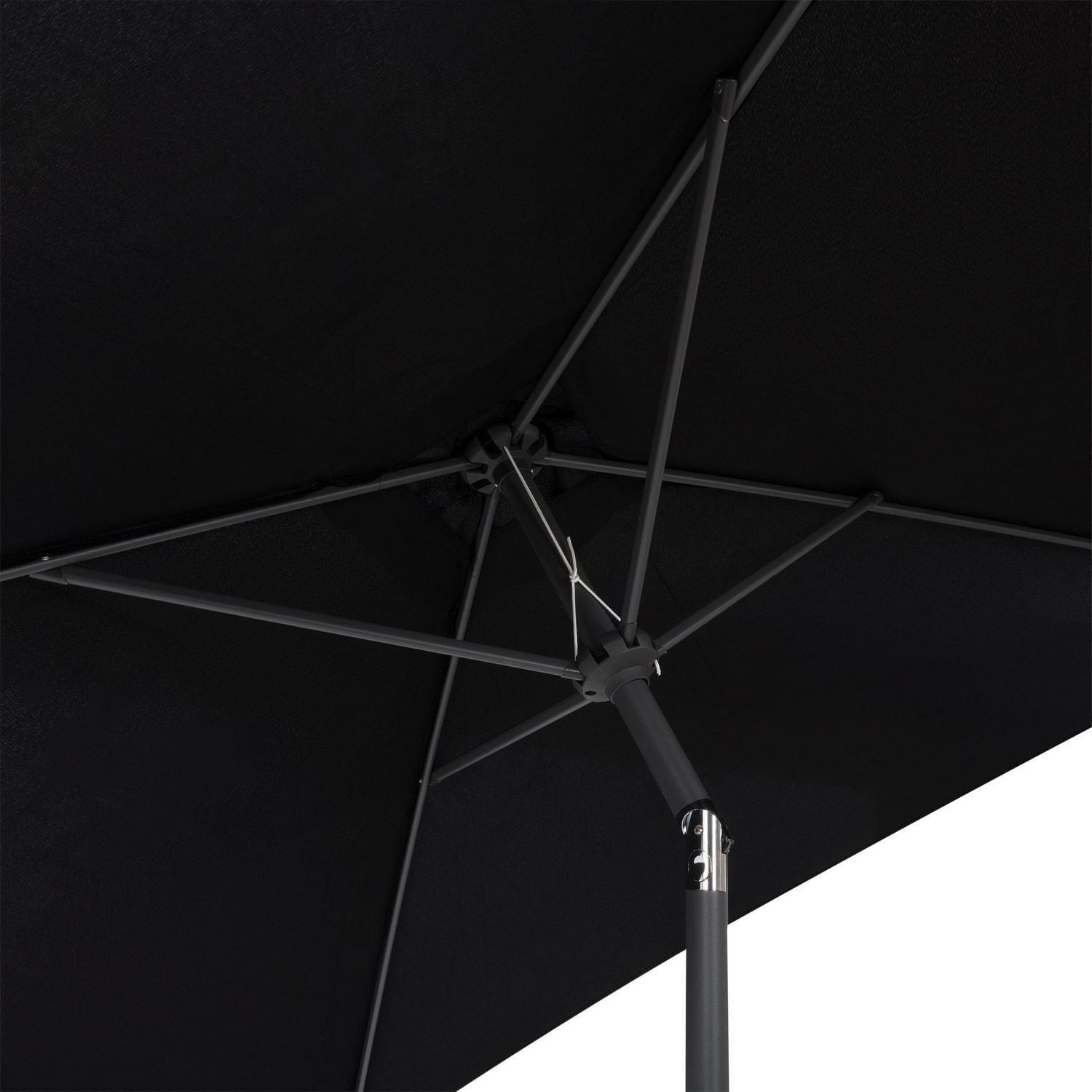 Parasol d'extérieur inclinable en tissu durable de 2 m x 2 m avec cadre en acier CorLiving