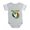 Heather Gray, variant on CafePress - Ireland Football - Cute Infant Baby Football Bodysuit
