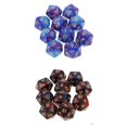 thumbnail image 1 of 20 piezas de dados poliédricos D20 de 20 caras para DND RPG, 1 of 9