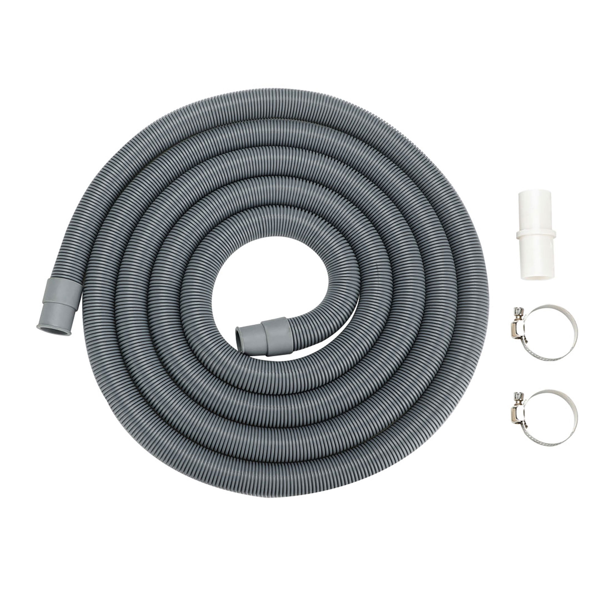 10ft Universal Wash Machine Drain Hose with Connector with 2 Hose