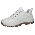 thumbnail image 2 of AUDeals Men's Hiking Boots, Lightweight Breathable Shoes with Waterproof Comfort for Trail Trekking and Outdoor Use (White, 7), 2 of 9
