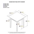 thumbnail image 5 of Leo & Lacey Charger End Table in Caramel Latte, 5 of 5