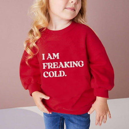 

YYYTop Fall Outfits for Girl 2024 Oversized Graphic Sweatshirt for Teens Fall Winter Middle Big Girls Boys Heart Print Long Sleeve Top Sweater Long Sleeve Boys Shirts 2T On Clearance