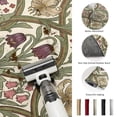 thumbnail image 6 of Colorful Flower 5x8ft Non Slip Area Rug William Morris Abstract Boho Plant Floral Green Herbs Washable&nbsp;Soft Area Rugs for Living Room, Indoor&nbsp;Circle Carpet for Bedroom Dining Room Kitchen, 6 of 9