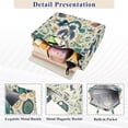 thumbnail image 3 of FORMRS Womens Corduroy Tote Bag Crossbody Shoulder Handbag with Pocket, Green Animals Pattern, 3 of 7