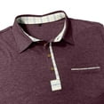 thumbnail image 6 of Maean Mens Short Sleeve Tops Collared Golf Shirt with Pockets Athletic Casual Summer Buttons Tee, 6 of 7