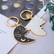 thumbnail image 4 of Regalos para parejas, bonitos regalos para novia, novio, llaveros a juego, regalos para amantes de los gatos, regalos para novio, 4 of 5