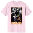 thumbnail image 5 of Naruto Shippuden Anime Cartoon Naruto v. Sasuke  Pink Tee - L, 5 of 6