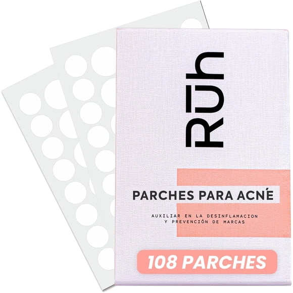 Parches para acne hidrocoloides transparentes Mastery Brand tratamiento antiimperfecciones 108 piezas Mastery Brand SCP-MO-00034