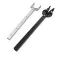 thumbnail image 1 of Adjustable Transom Protector, Telescopic Shaft Strong Support 23-35 Inch S Hook Rubber Rope Boat Transom Saver  for 100 Horsepower for Trailer Mount, 1 of 7