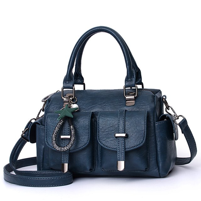 Bolsos de hombro tipo bandolera de piel sintética de gran capacidad para mujer, bolsos de mensajero informales, carteras y bolsos de diseñador de lujo