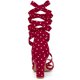 thumbnail image 3 of Women's Polka Dots Lace Up Chunky Heels Sandals Red US 10/UK 8/EU 42, 3 of 5