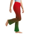 thumbnail image 5 of vokkrv Girl's Flare Leggings High Waisted Yoga Pants Bootcut Dance Casual Pants Activewear Kids Bell Bottoms Red A 6-7 Years, 5 of 7